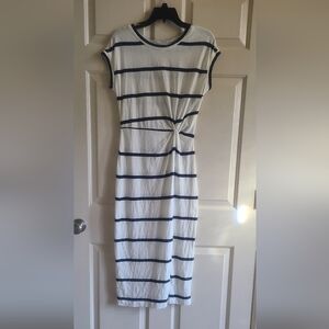 Caslon striped maxi dress XS- EUC